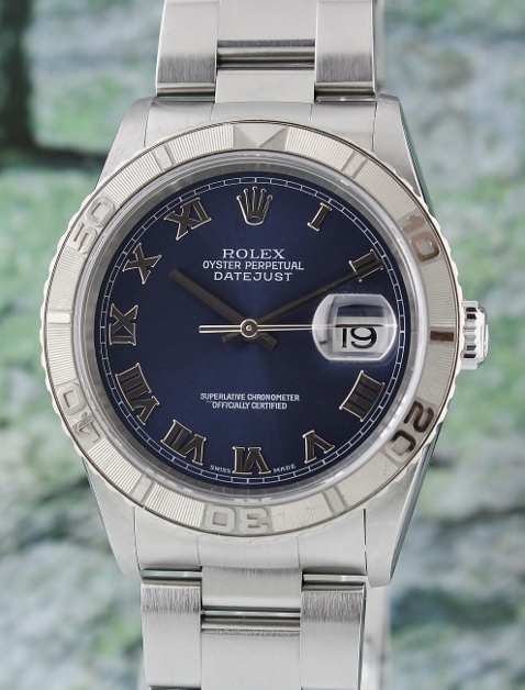 A ROLEX OYSTER PERPETUAL DATEJUST / TURN-O-GRAPH / 16264